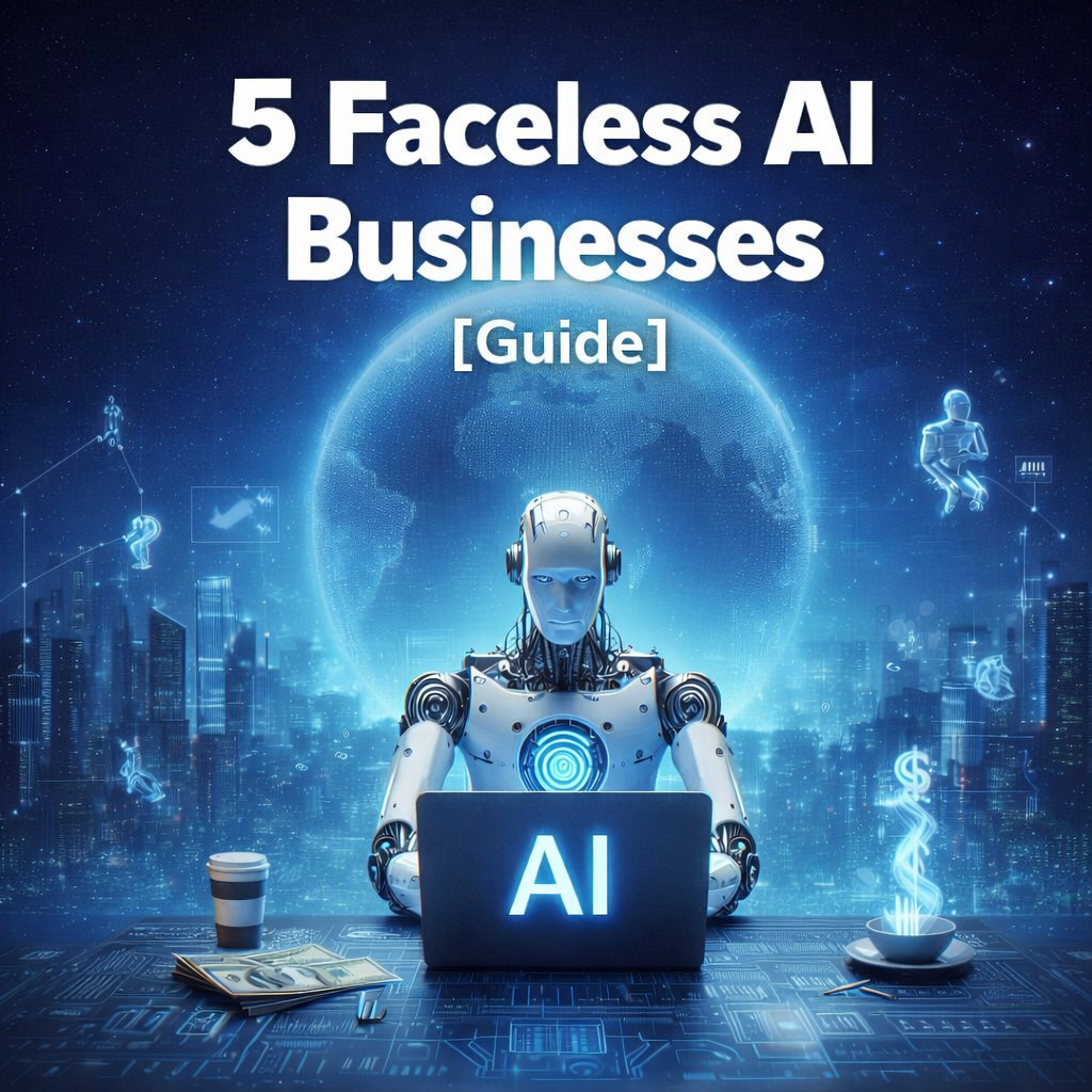 5 Faceless AI Businesses [Guide]